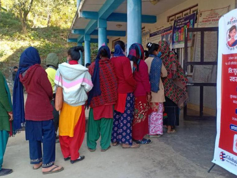 सातै प्रदेशमा ग्लोबल आईएमई बैंकको निःशुल्क स्वास्थ्य शिविर